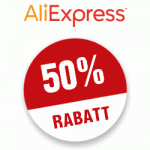50 Prozent Rabatt im AliExpress Shop