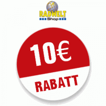 10 Euro Radwelt-Shop Gutschein - Gutscheincode