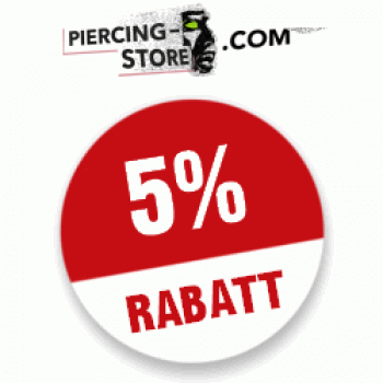 5 Prozent Piercing-Store Gutschein