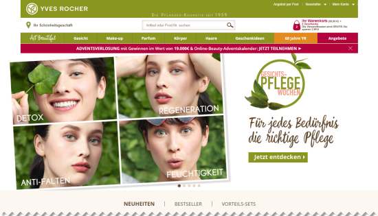 Yves Rocher Kosmetik Online-Shop