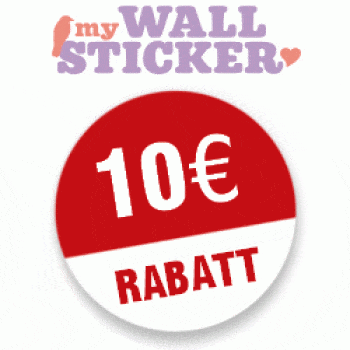 10€ my-Wallsticker Gutscheincode