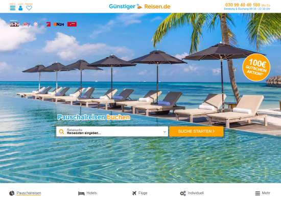 Güntiger-Reisen Online-Reisebüro