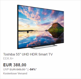 Toshiba 55 Zoll UHD Smart TV