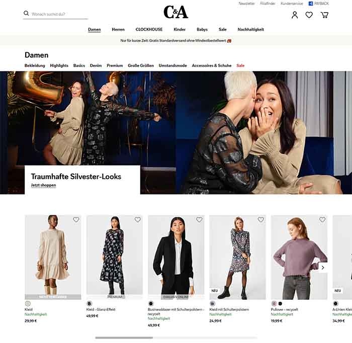 C&A - Mode und Bekleidung