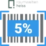 5% raumweltenheiss Rabatt – auf Aeris Swopper